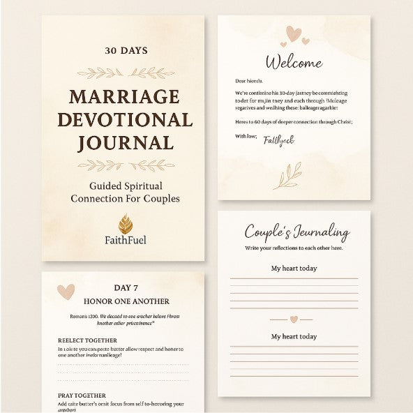 FaithFuel 30-Day Marriage Devotional Journal