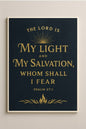 FaithFuel “The Lord is My Light and My Salvation” Wall Art – Psalm 27:1