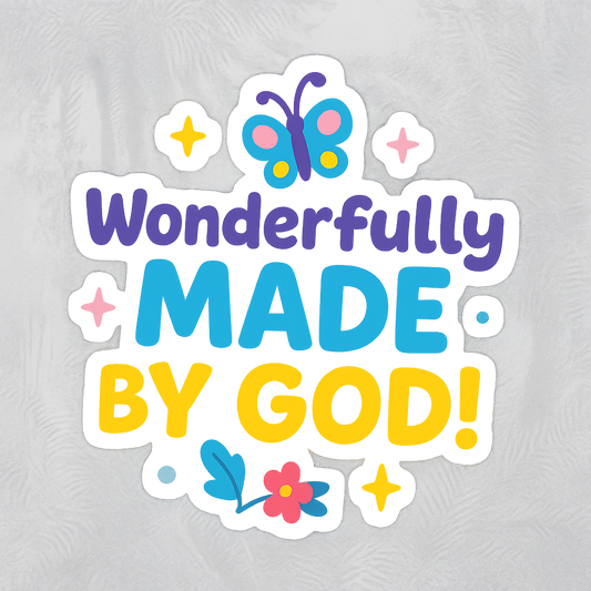 Wonderfully Made by God - Girl's T-Shirt